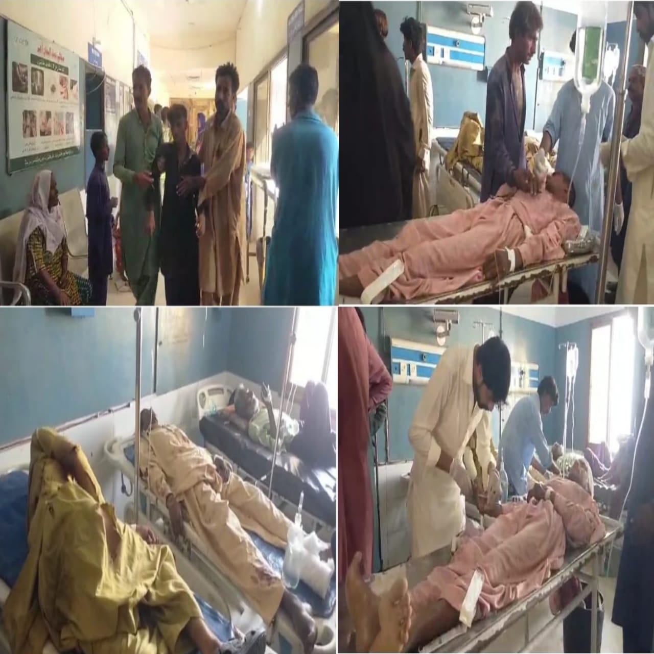 سجاول ويجهو ٻن ڌار ڌار روڊ حادثن ۾ عورتن ۽ ٻارڙڻ سميت 20 کان وڌيڪ زخمي