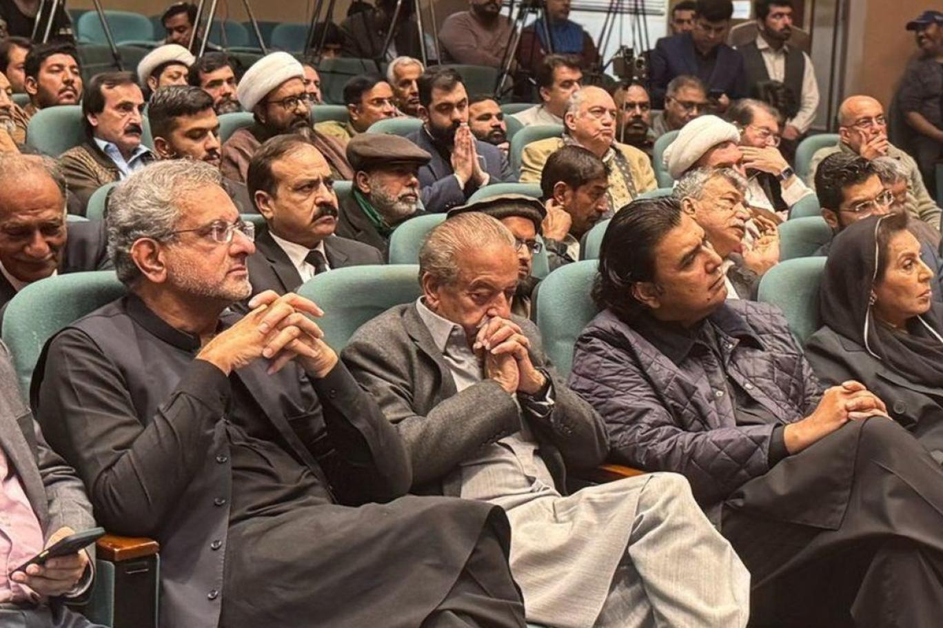 قومی یکجہتی کانفرنس کا اعلامیہ جاری‘ اپوزیشن کا پیکا سمیت تمام غیر آئینی ترامیم ختم کرنے کا مطالبہ
