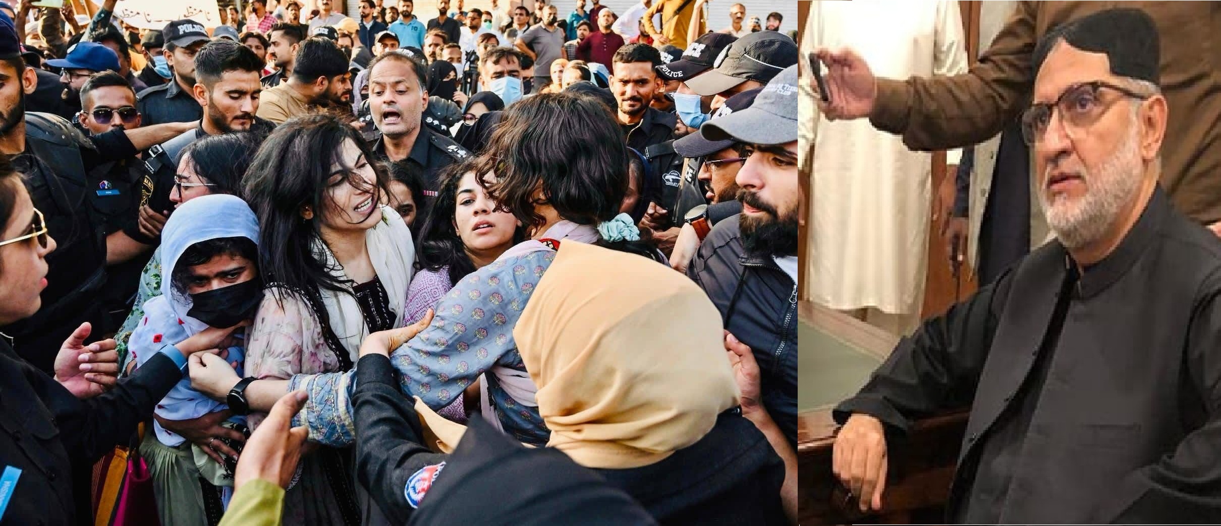آج میری بیٹیاں کو سڑکوں پر دوپٹے کے بغیر گھسیٹی جا رہی ہیں اور سب خاموش بنے بیٹھے ہیں، سردار اختر جان مینگل