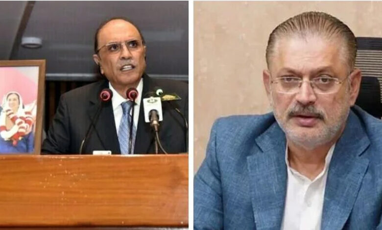 صدر آصف علی زرداری کو علاج کے لیے دبئی منتقل کیے جانے کی خبریں غلط ہیں۔ صوبائی وزیر شرجیل انعام میمن