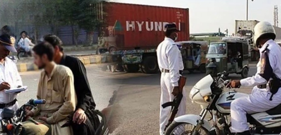 کراچی میں ٹریفک قوانین کی خلاف ورزی, ایک ہفتے کے دوران 11,276 موٹر سائیکلیں اور 223 بھاری و ہلکی گاڑیاں ضبط