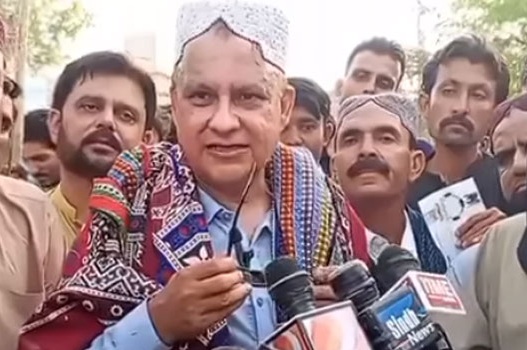متنازعہ کينال منصوبوں کے خاتمے تک دھرنے جاری رہنے چاہئیں: ایاز لطیف پلیجو