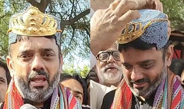 کینالوں کے خلاف تاریخی جدوجہد، عامر نواز وڑائچ کو سونے کا تاج پیش کیا گیا