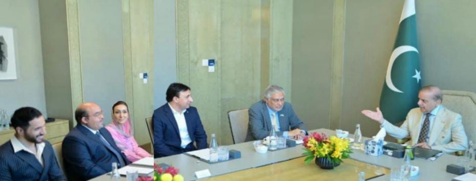 وزیراعظم شہباز شریف سے الفارو گروپ کے پاکستانی بزنس ٹائیکون بھائیوں کی اہم ملاقات