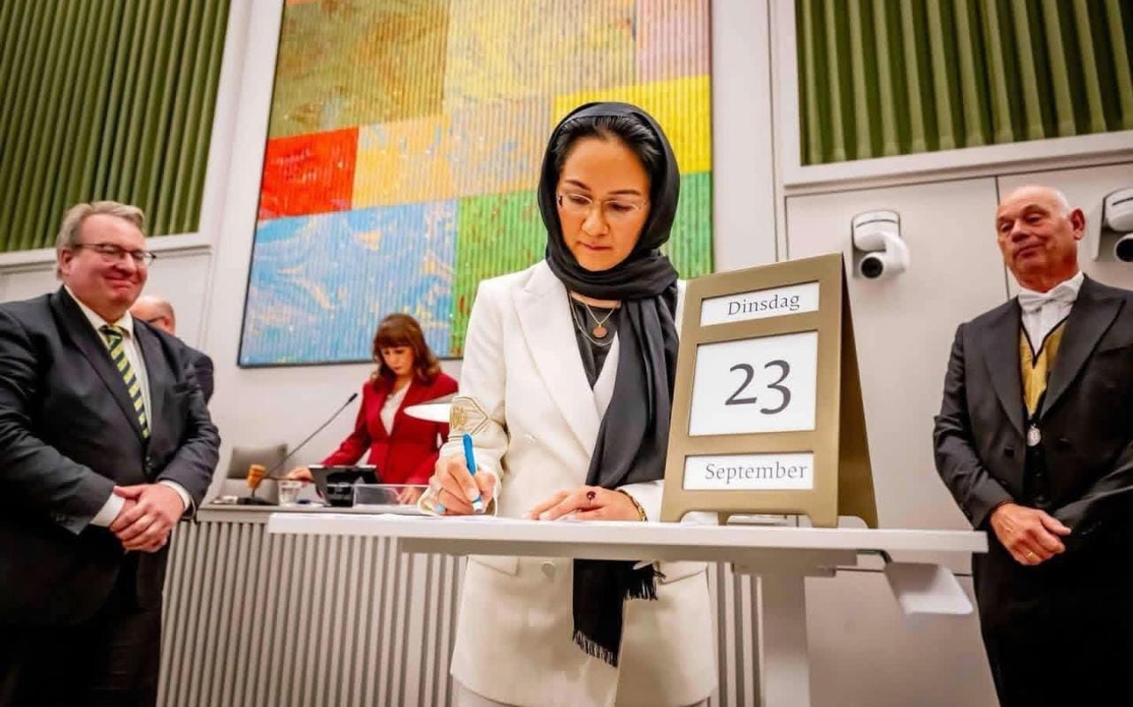 کوئٹہ سے تعلق رکھنے والی سماجی کارکن شیریں موسیٰ نے ہالینڈ کی سینیٹ کی رکن کے طور پر حلف اٹھا لیا