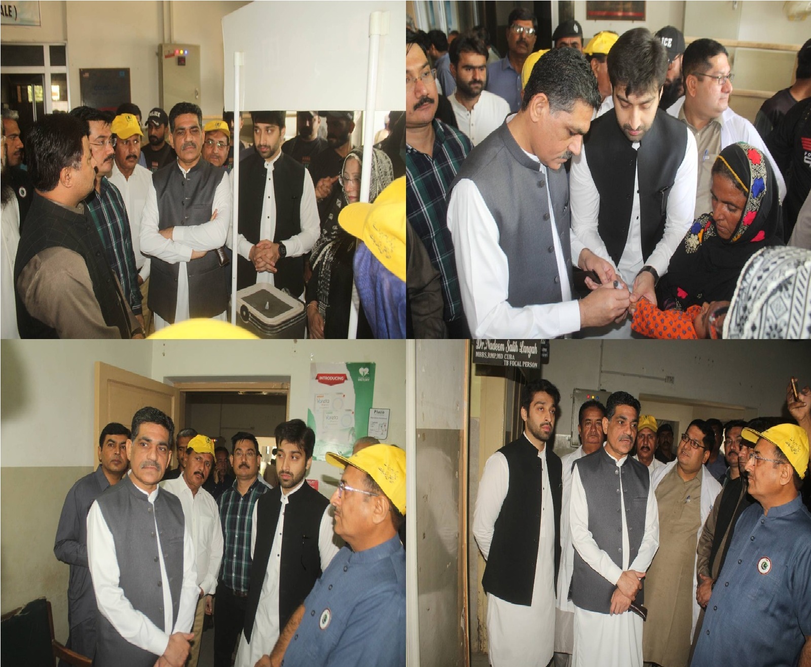 نوشهروفيروز ۾ پوليو جي خاتمي لاءِ مهم جاري، ڪمشنر شهيد بينظيرآباد ڊويزن جا دورا