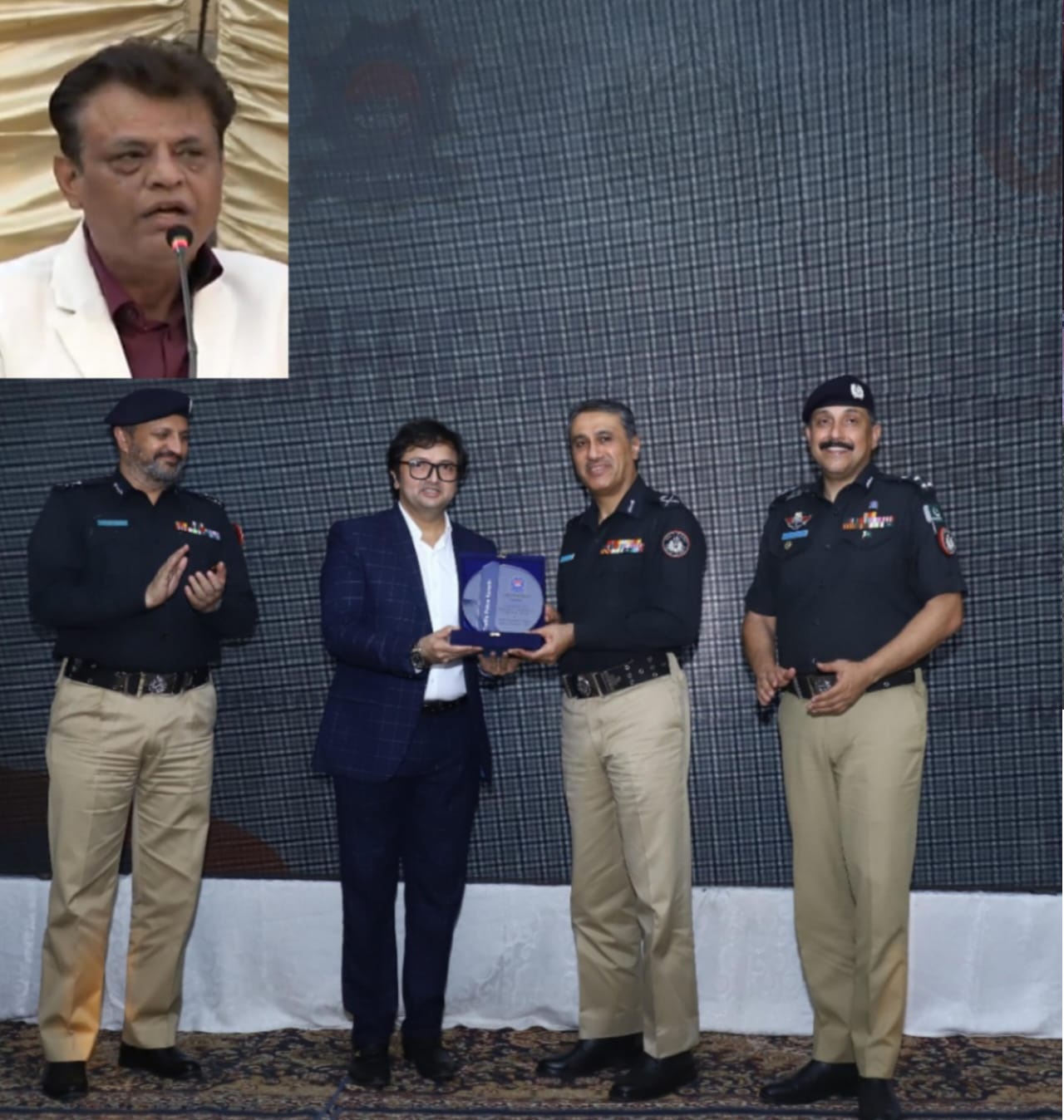 ڈی آئی جی ٹریفک پولیس پیر محمد شاہ کی جانب سے  معروف اداکار  اینکر و کامیڈین کاشف خان کو ٹریفک پولیس کا گڈ ول ایمبیسیڈر کا عہدہ تفویض کیا گیا