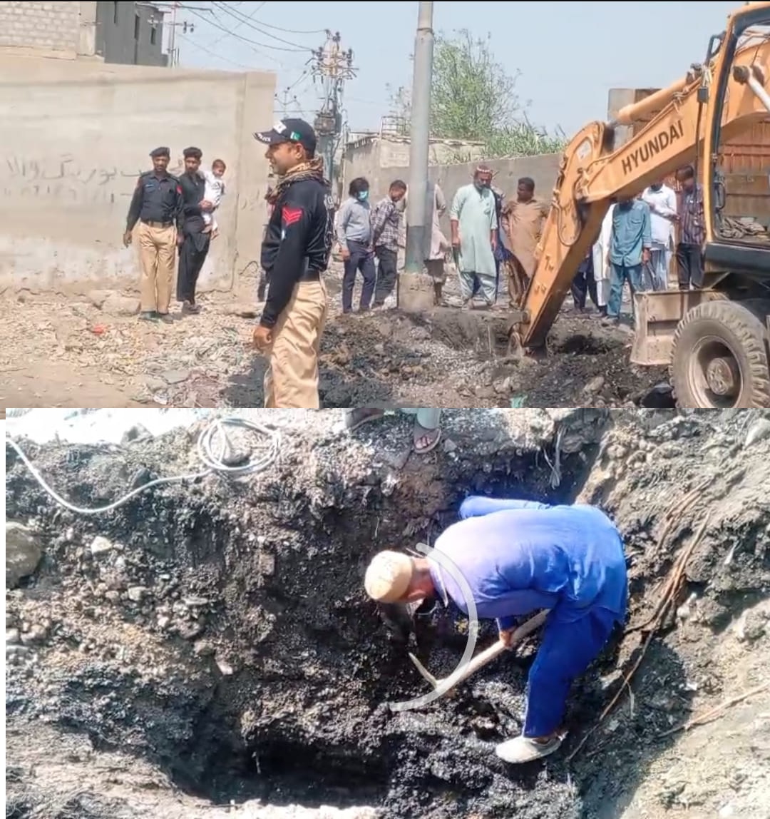 ابراهيم حيدري ۾ سوئي سدرن گيس ڪمپني جو  آپريشن، غيرقانوني ڪنيڪشن ڪاٽا