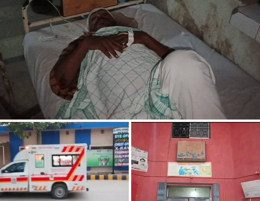 نوشهروفيروز ويجهو حادثي ۾ عورتن سميت 4 ڄڻا زخمي