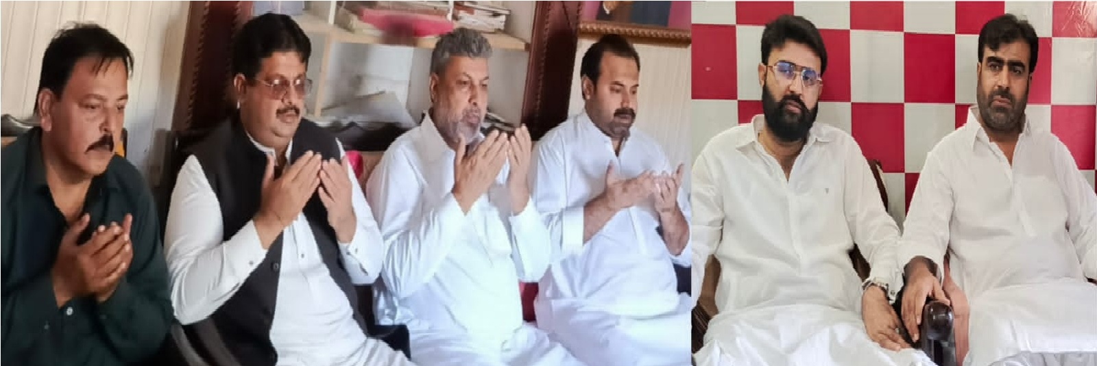 پ پ ايم پي اي عادل الطاف انڙ پاران صحافي زبير زرار منگي ۽ اسسٽنٽ مختيارڪار سان تعزيت