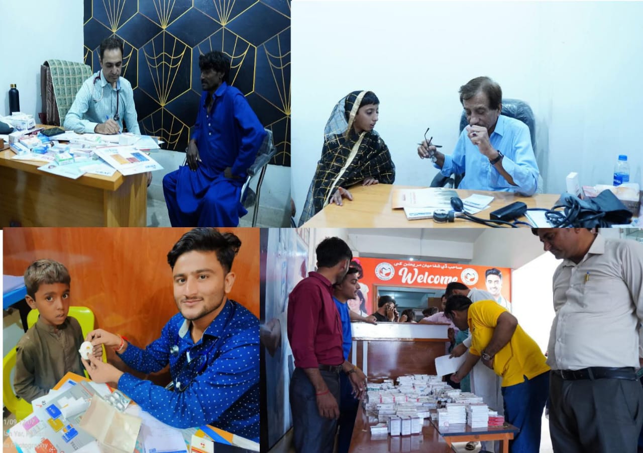 عمرڪوٽ ۾ نايئس ڪيئر ميڊيڪل سينٽر پاران مفت ميڊيڪل ڪئمپ قائم