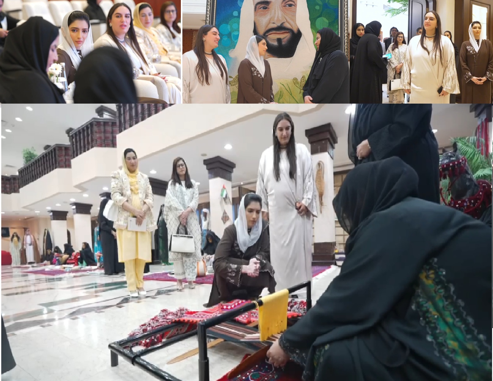 خاتونِ اول بی بی آصفہ بھٹو زرداری اور محترمہ بختاور بھٹو زرداری کا ابوظہبی میں جنرل ویمنز یونین کا دورہ