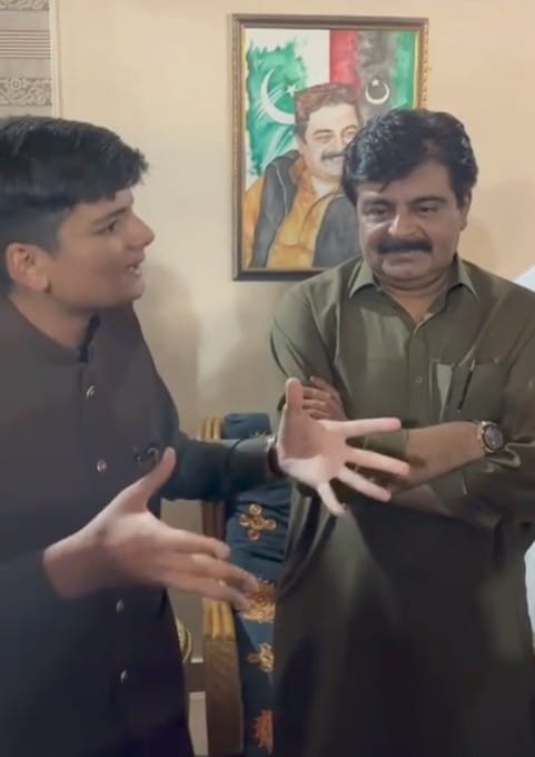 صوبائي وزير سردار شاهه ۽ ينگ پارليامينٽ جي ميمبر جي دلچسپ ملاقات