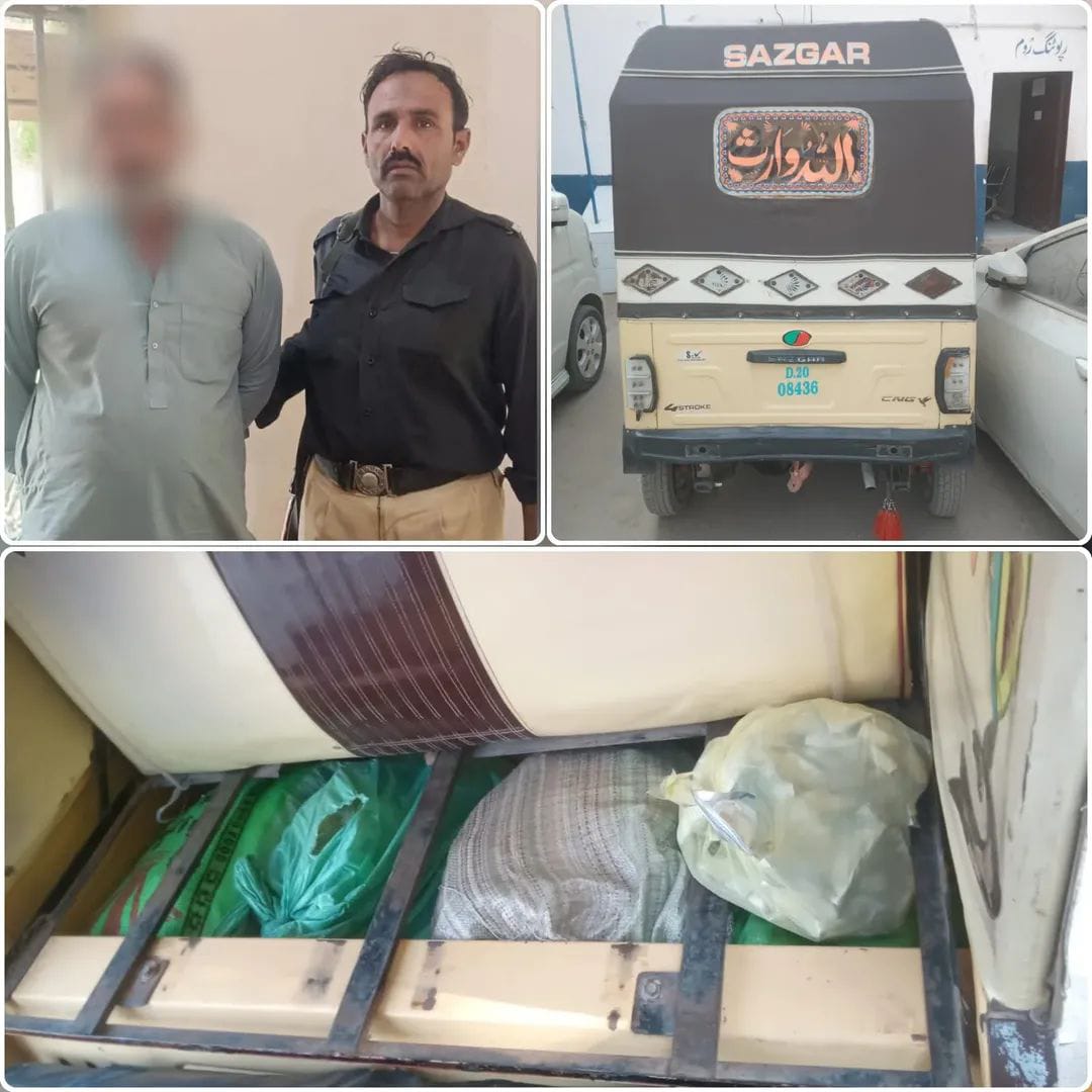 ملير سٽي پوليس جي ڪارروائي، گٽڪو ماوا سپلائي ڪندڙ رڪشا ڊرائيور گرفتار