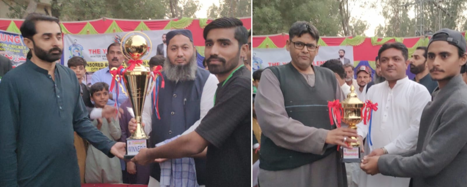 نوشهرو فيروز جي ڊگري ڪاليج گرائونڊ تي ڪرڪيٽ ٽورنامينٽ، حمزا ڪلب فاتح