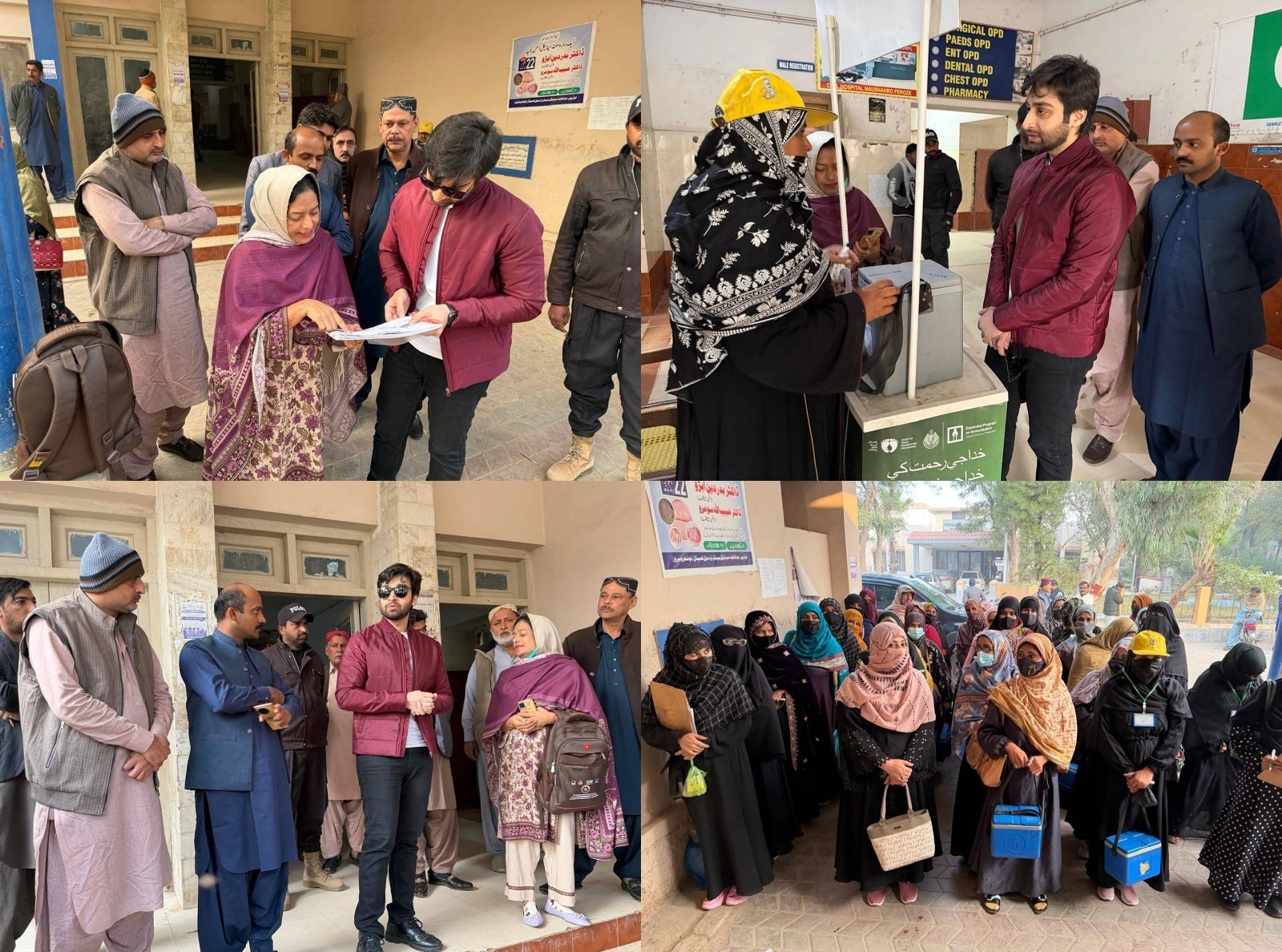 ڊپٽي ڪمشنر نوشهروفيروز محمد ارسلان سليم پاران سول اسپتال جو دورو