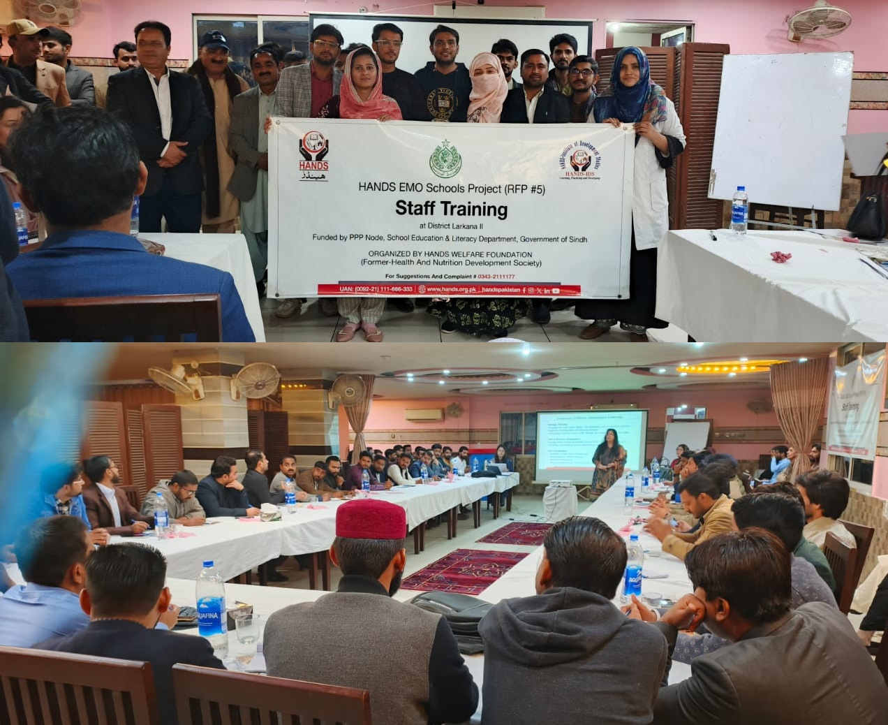 لاڙڪاڻو، سکر ۽ دادو ضلعن لاءِ هينڊس جي انتظام هيٺ ٻن ڏينهن جو تربيتي ورڪشاپ