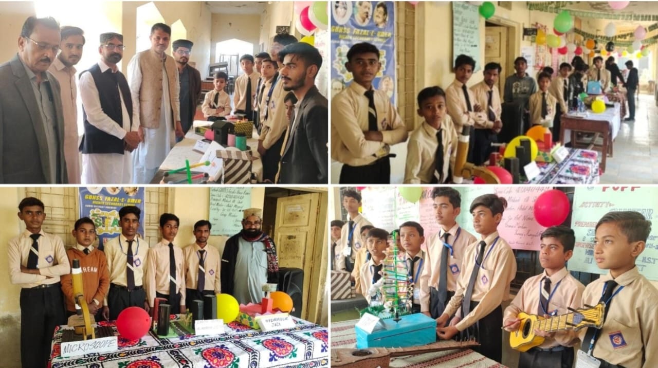 ڪنري جي اسڪول ۾ سائنسي ميلو منعقد، شاگردن ماڊلز ۽ پروجيڪٽ پيش ڪيا