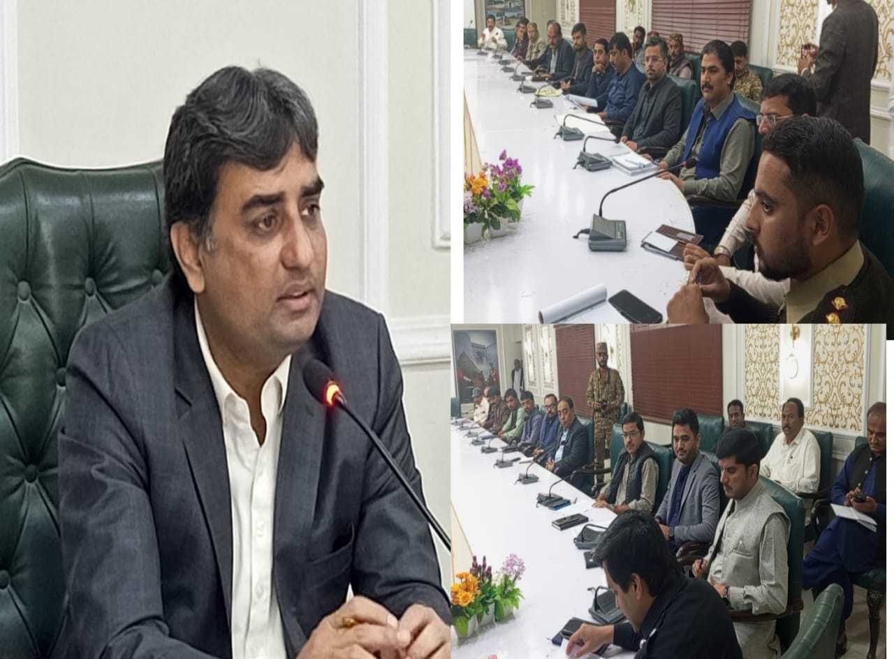 ڊي سي عمرڪوٽ نويد الرحمان لاڙڪ جي صدارت هيٺ ڊسٽرڪٽ ڪوآرڊينيشن ڪميٽي جو اجلاس