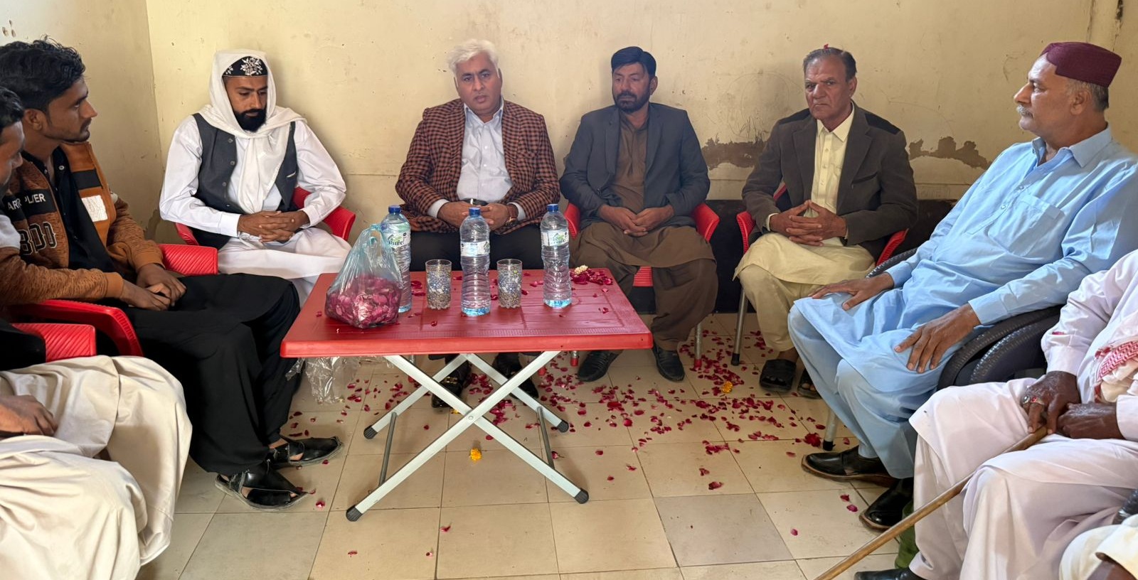 پاکستان کنزرٹیو پارٹی کے چیئرمین دانش چنہ کی ملیر یوسی چوکنڈی آمد، زمیداران و کارکنان سے ملاقات