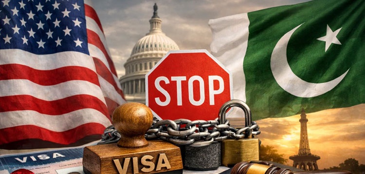 امریکہ کی جانب سے امیگرینٹ ویزا کی پروسیسنگ روکنے کے معاملے پر پاکستان کا ردعمل