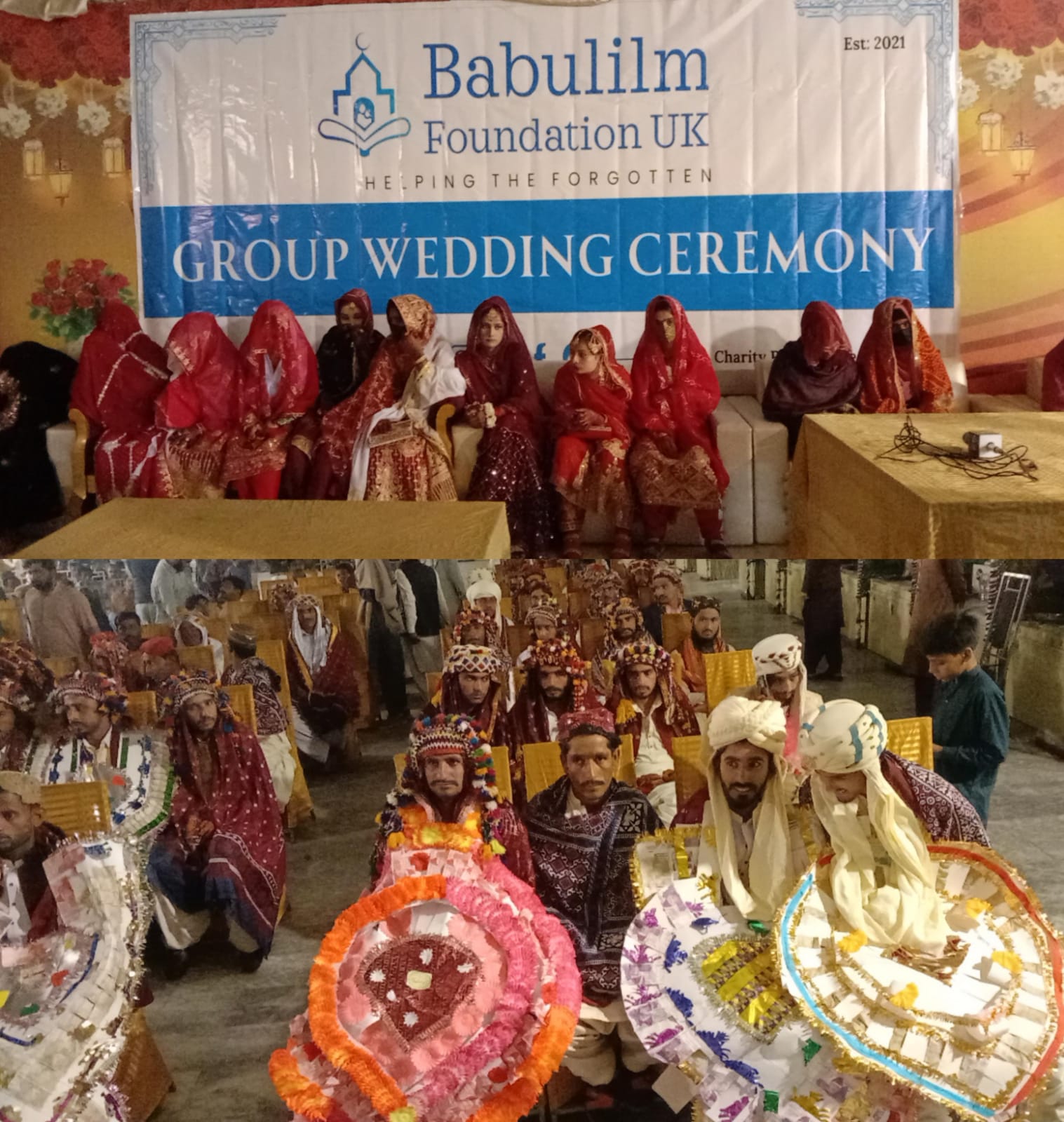 نوشهروفيروز ۾ غريب ۽ مسڪين جوڙن جي اجتماعي شادي تقريب منعقد