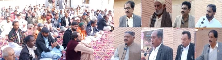 ملير ۾ سماجي اڳواڻ اي ڊي جوکيو جي ياد ۾ عوامي پريس ڪلب جي اهتمام هيٺ تعزيتي ريفرنس