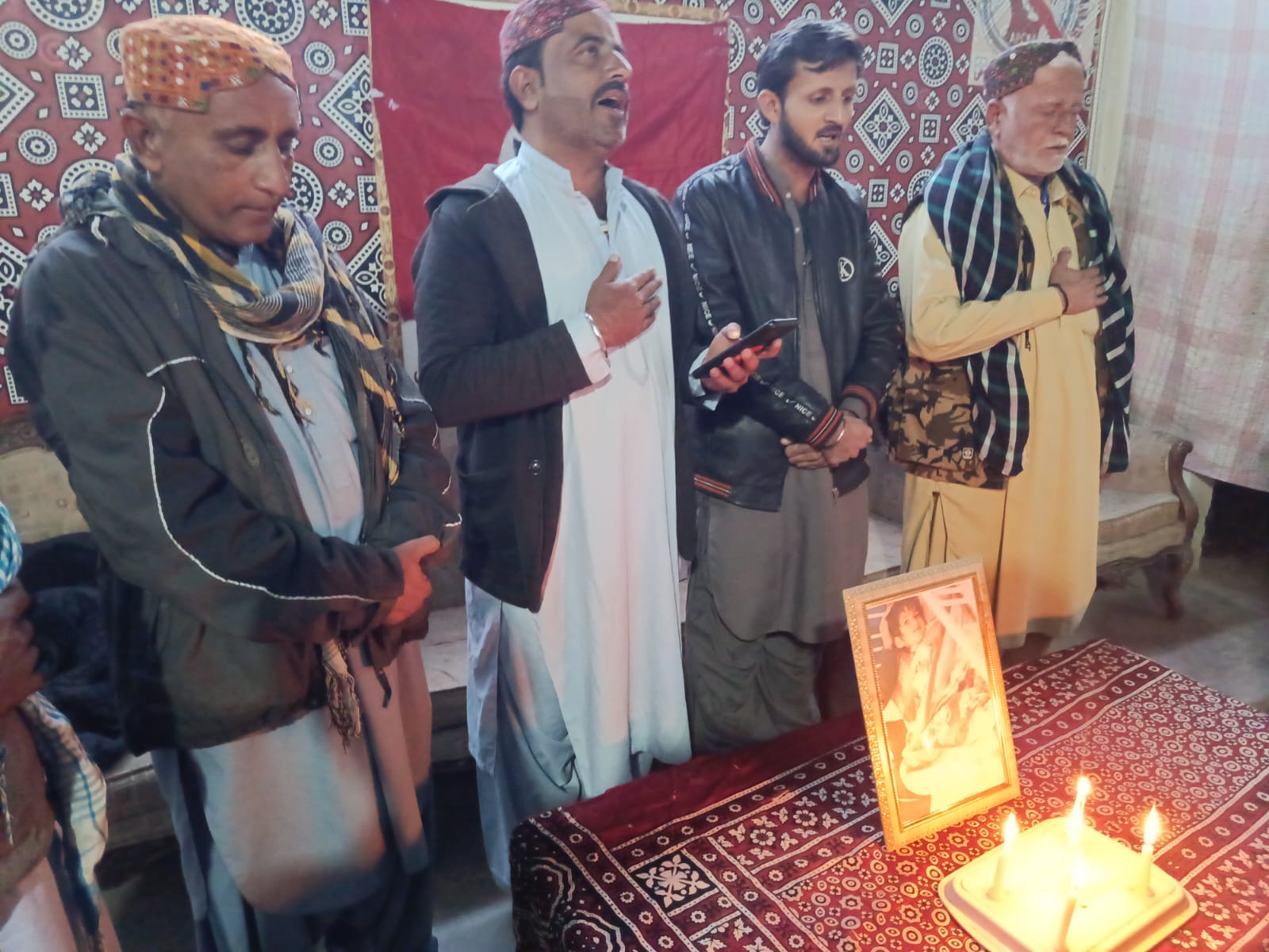 جسقم اڳواڻ ارباب ڀيل جي معصوم نياڻي جي فوتگي تي  ملير ۾ تعزيتي اجلاس