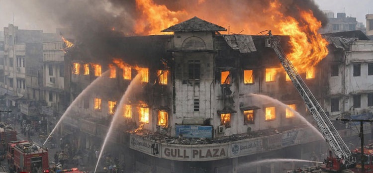 گل پلازا میں آگ کیسے لگی؟ سانحے کی حتمی تحقیقاتی رپورٹ تیار