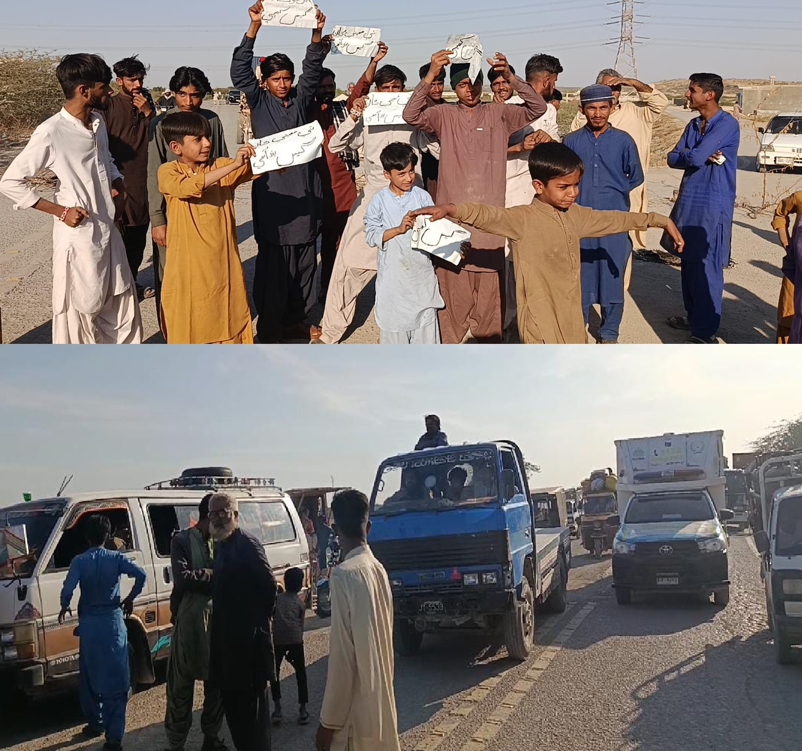 ملير: پير سرهندي ڳوٺ جو گيس ٽن مهينن کان بند، ڳوٺاڻن جو احتجاج