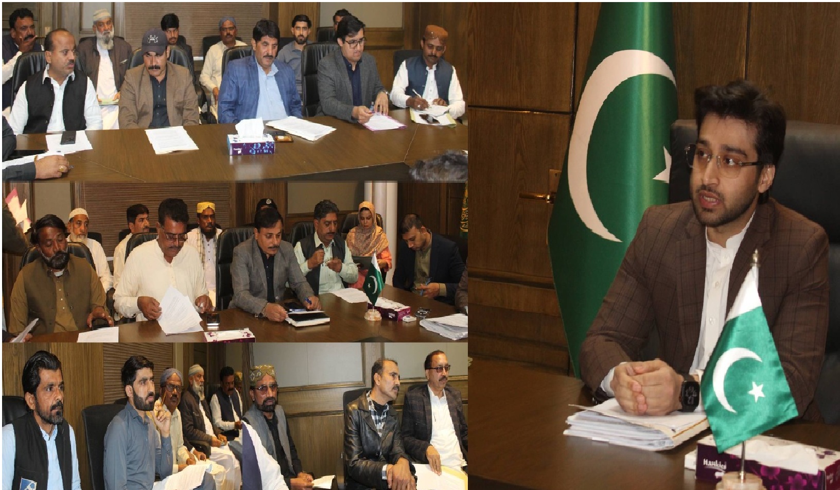 ڊي سي نوشهروفيروز محمد ارسلان سليم جي صدارت هيٺ اجلاس ٿي گذريو