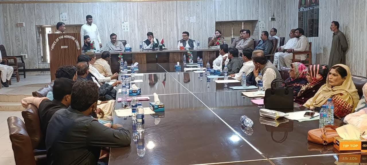 مورو ميونسپل ڪاميٽي جو جنرل اجلاس ٿي گذريو