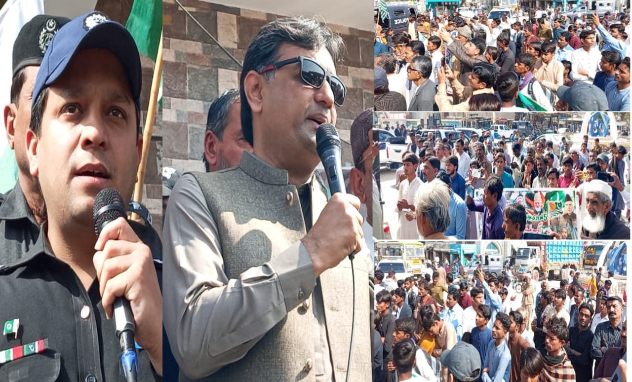 عمرڪوٽ ۾ به ڪشمير ڊي جي حوالي سان ريليون ڪڍيون ويون