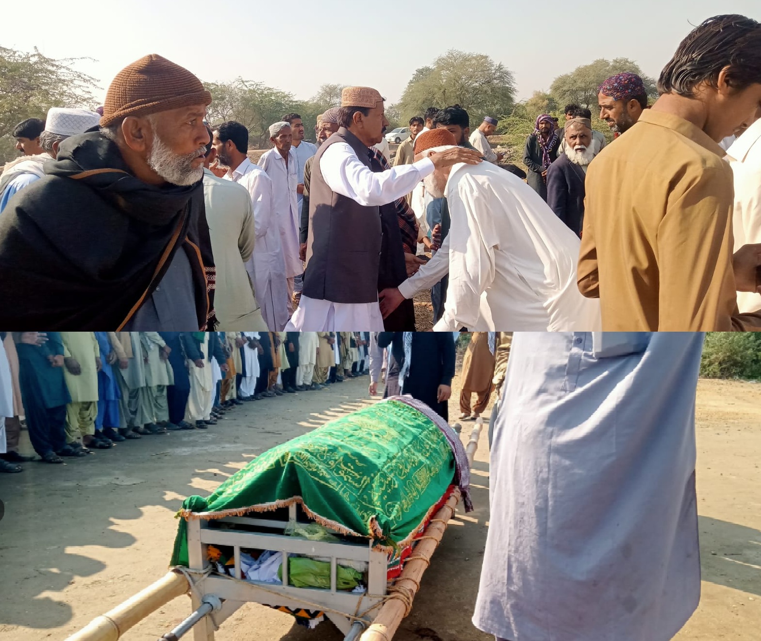 سجاول جي صحافي علي نواز ڀرڳڙي جو ڀاءُ غلام حسين لاڏاڻو ڪري ويو