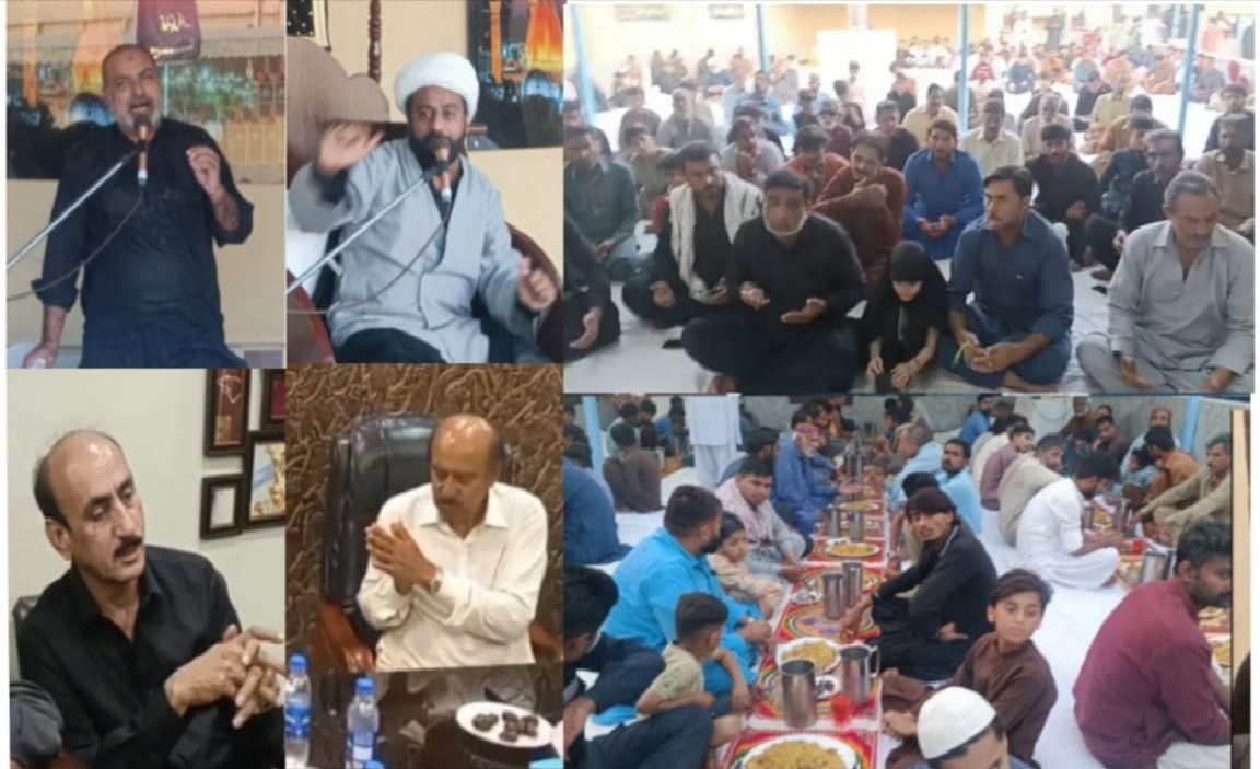 ملير ۾ اميرالمومنين حضرت علي عليه السلام جي شهادت جي موقعي تي  مجلس عزا ۽ افطارجو اهتمام