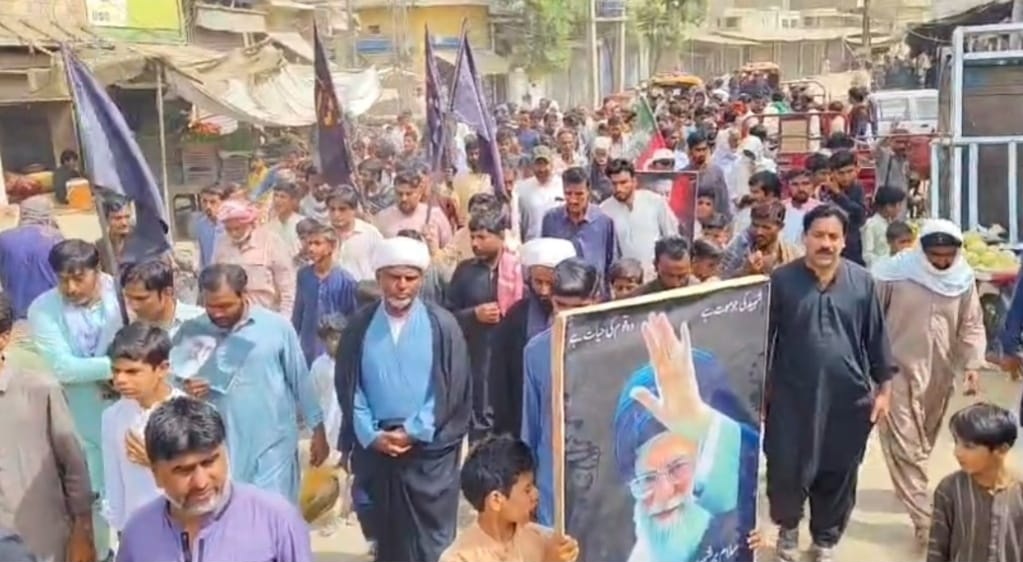 ھڱورجا ۾ به جمعته الوداع جي موقعي تي يوم المقدس ريلي ڪڍي وئي