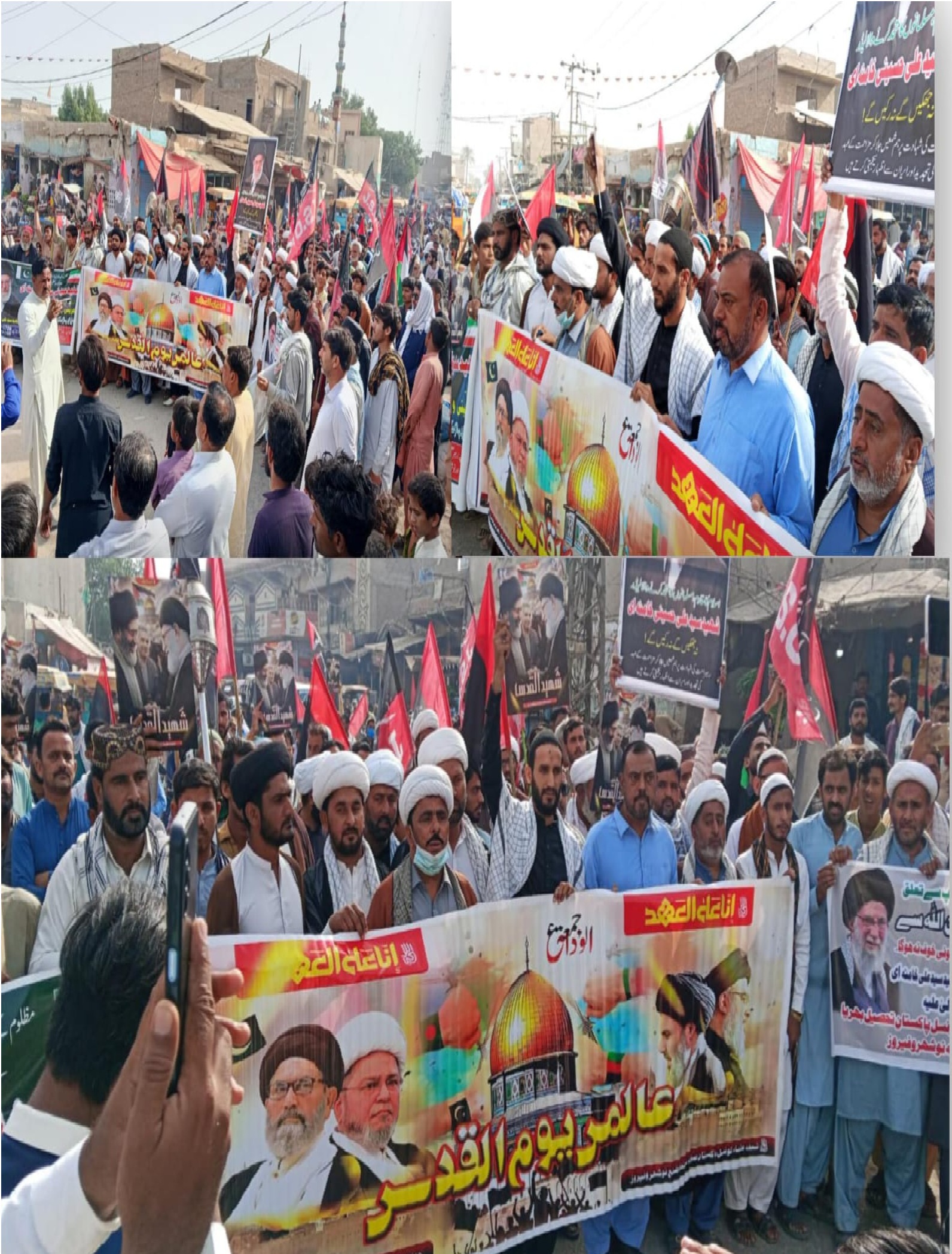 نوشهروفيروز ۾ فلسطين جي مظلوم عوام سان يڪجهتي ظاهر ڪرڻ ۽ بيت المقدس جي آزادي لاءِ ريلي