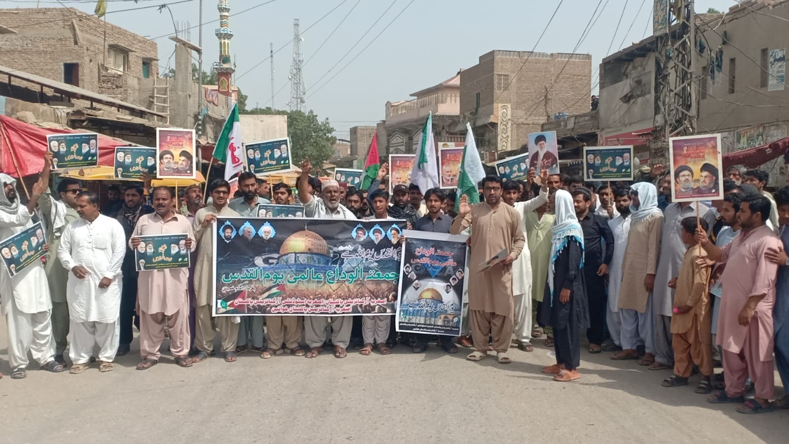 نوشهروفيروز ۾ فلسطين جي مظلوم عوام سان يڪجهتي لاءِ ريلي ڪڍي وئي