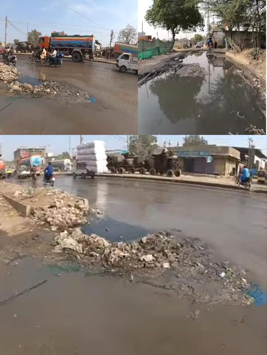 ملير: مانسهره ڪالوني ۾ گندو پاڻي جمع، رهواسي پريشان