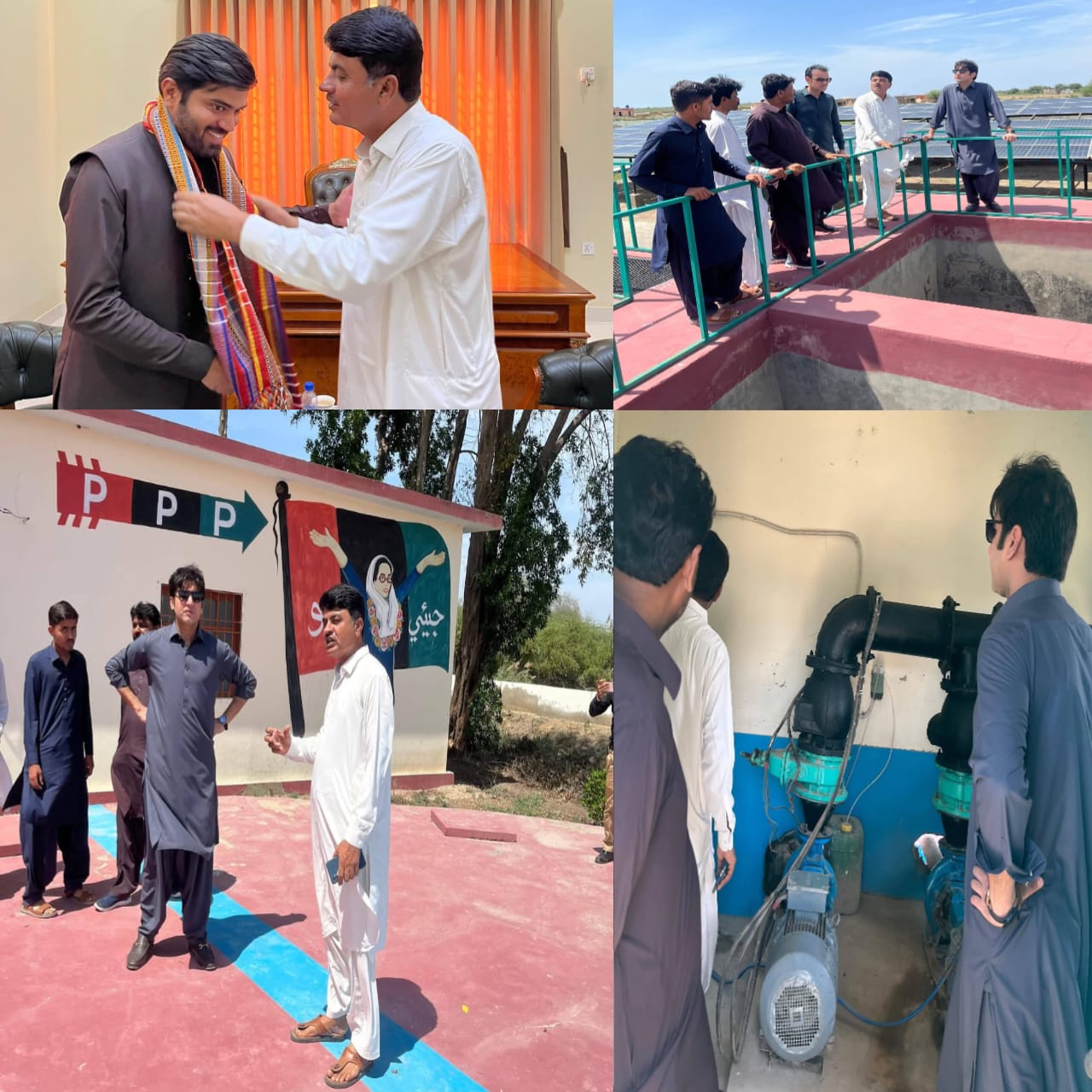 ڊي سي ٺٽو سرمد علي ڀاڳت پاران تعلقي گهوڙاٻاري جو تفصيلي دورو