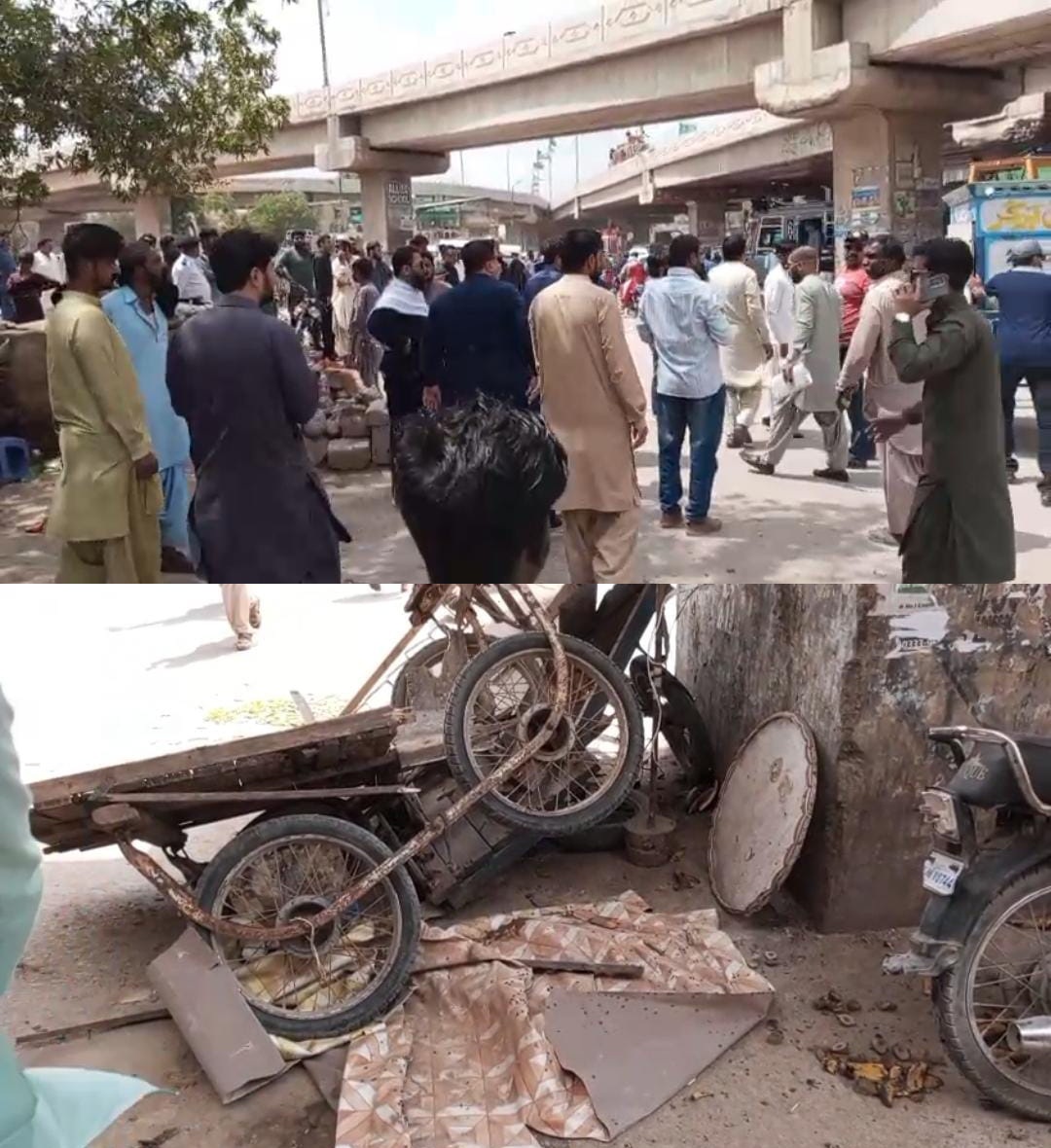 ملير 15 ۾ حد دخلين خلاف آپريشن، ڇپرا، دڪا ڊاهي پٽ ۽ ريڙھا هٽرايا ويا