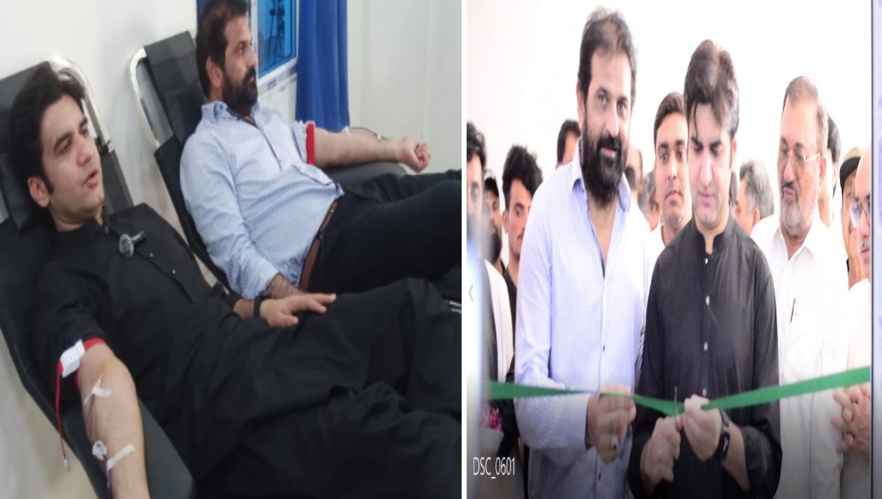 ڊي سي ٺٽو سرمد علي ڀاڳت پاران بلڊ ڊونيشن وارڊ جو افتتاح