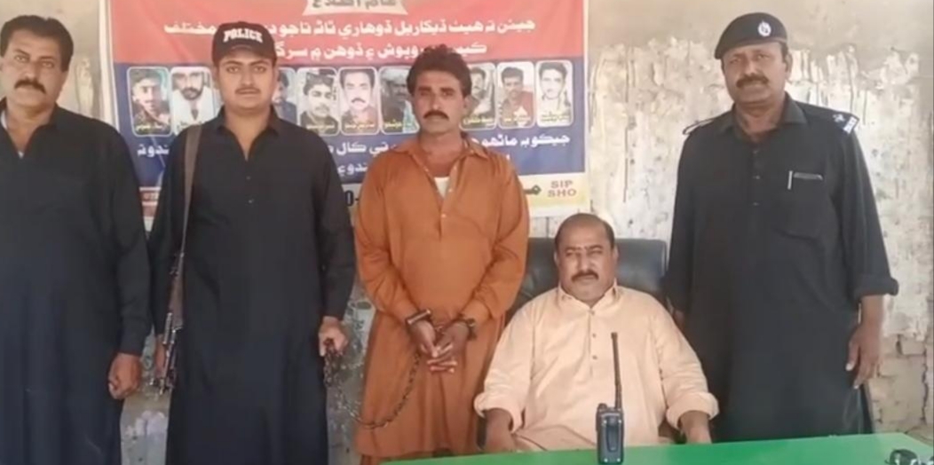 شڪارپور پوليس جو دٻاءُ، انعام يافته ڏوهاري گرفتاري ڪري ڇڏي