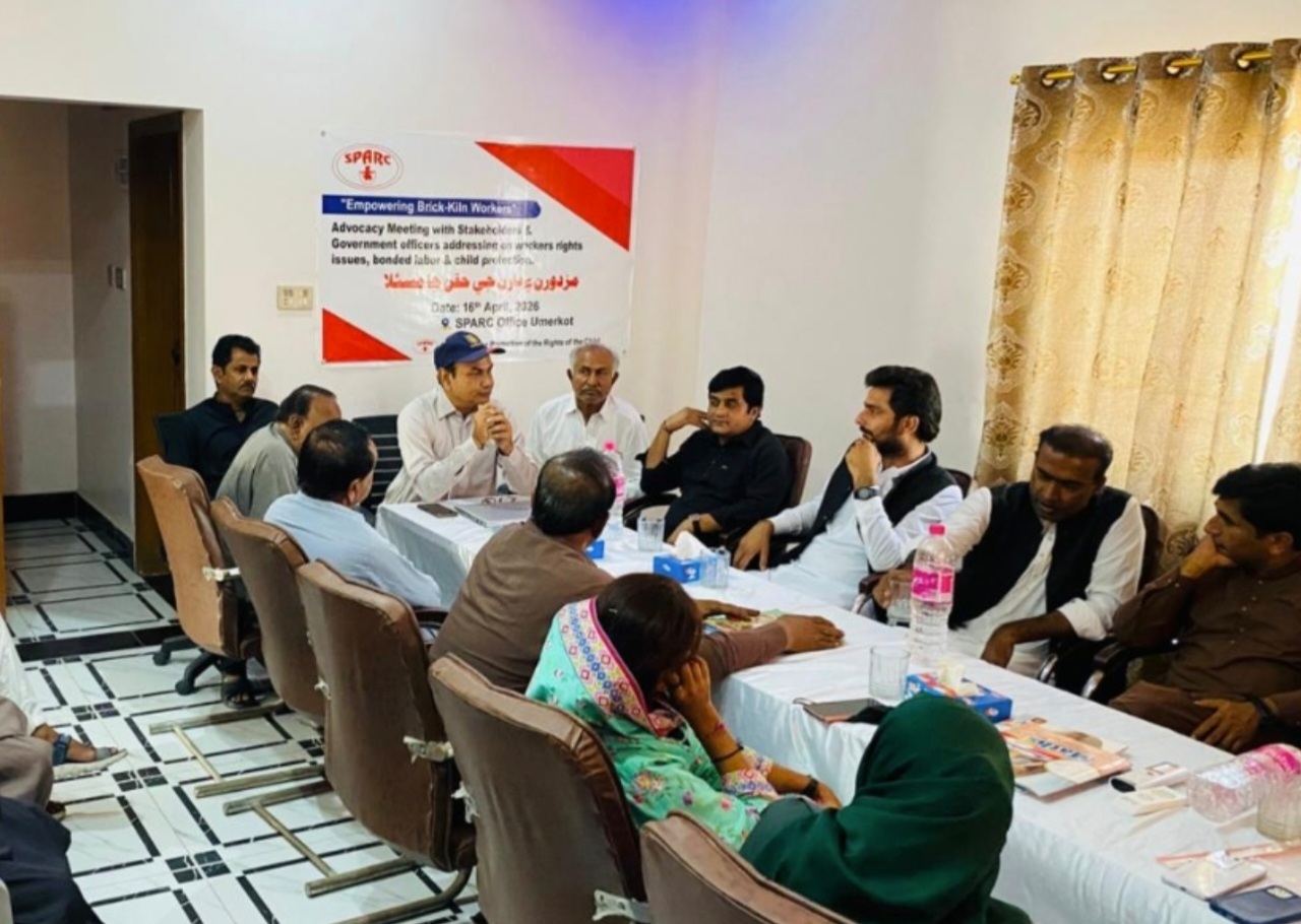 عمرڪوٽ ۾ سماجي تنظيم اسپارڪ پاران اسٽيڪ هولڊرن سان اهم اجلاس