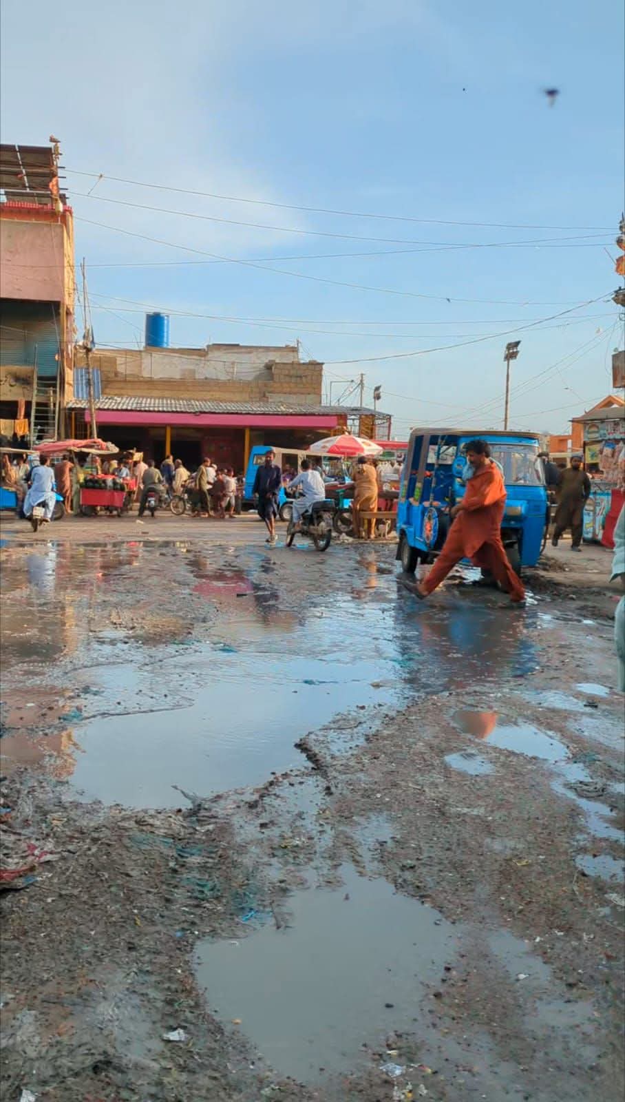 يو سي پپري، گڏاپ ٽائون ۾ سيوريج نظام تباهه، رهواسي سخت پريشان