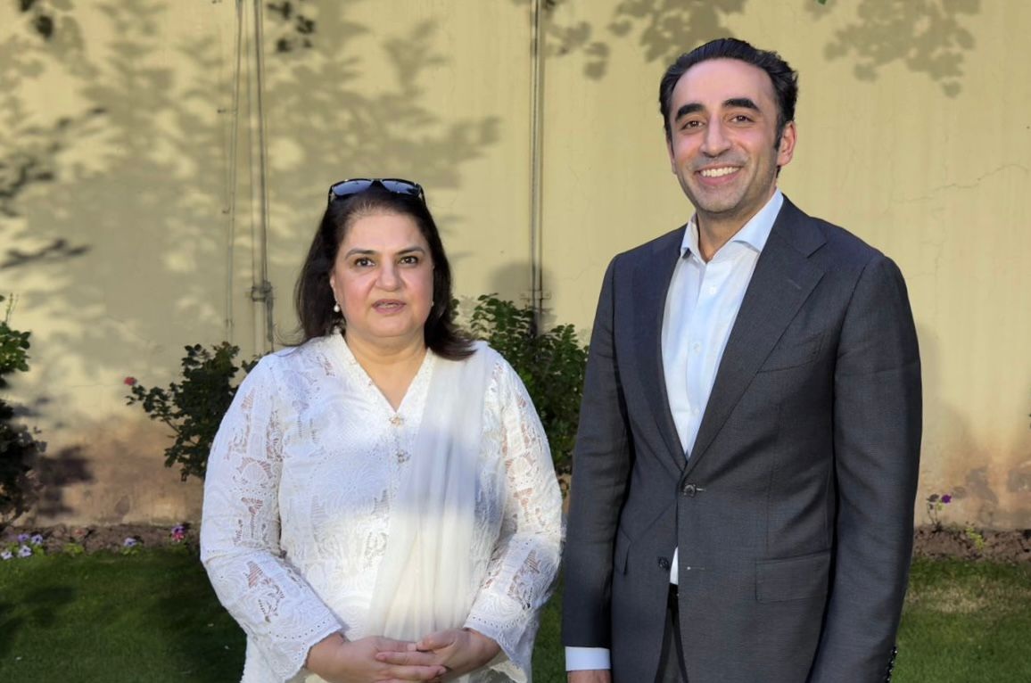 پاکستان پیپلزپارٹی کے چیئرمین بلاول بھٹو زرداری سے بینظیر انکم سپورٹ پروگرام کی چیئرپرسن روبینہ خالد کی زرداری ہاؤس میں ملاقات