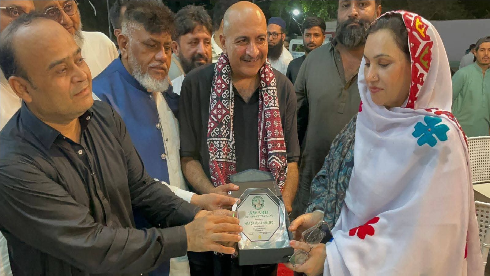 صدر الائنس مارکیٹ اینڈ مال ایسوسی ایشن کی جانب سے ایم پی اے ڈاکٹر فوزیہ حمید کا شکریہ