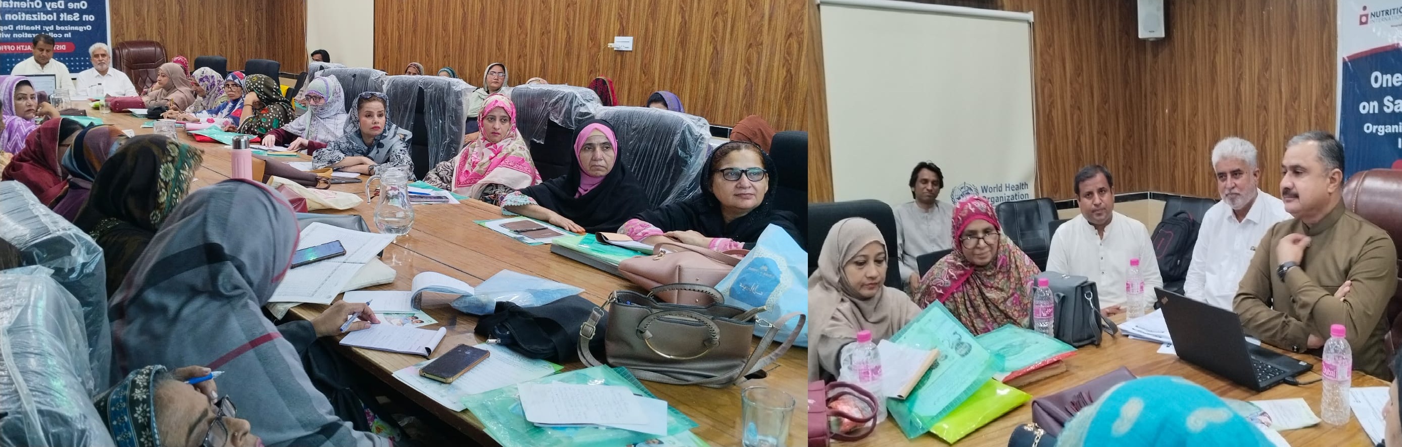 ڈی ایچ او حیدرآباد میں نمک کی آیوڈائزیشن اور غذائی اجزاء سے بھرپور خوراک کے فروغ سے متعلق آگاہی سیشن منعقد