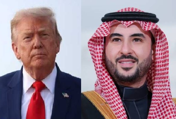 سعودی وزیرِ دفاع کی ٹرمپ سے ہنگامی ملاقات، شہزادہ محمد بن سلمان کا خصوصی پیغام پہنچا دیا